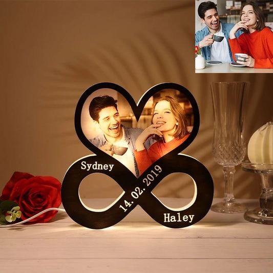 Customise wooden infinity light frame