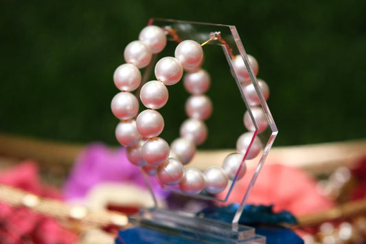 Medium Pearl Hoop