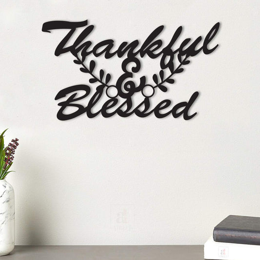 Thankful And Blessed Wall Art