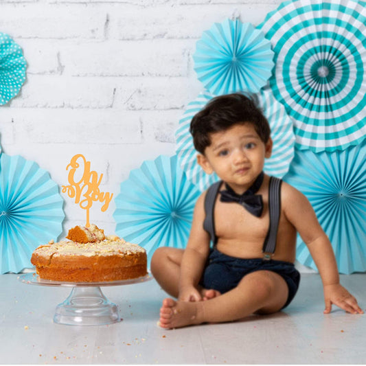 Oh Boy Wonderful Cake Topper