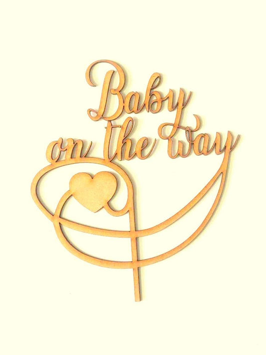 Baby on The Way Cake Topper
