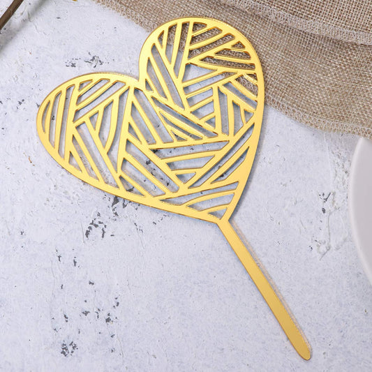 Heart Shape Cake Topper