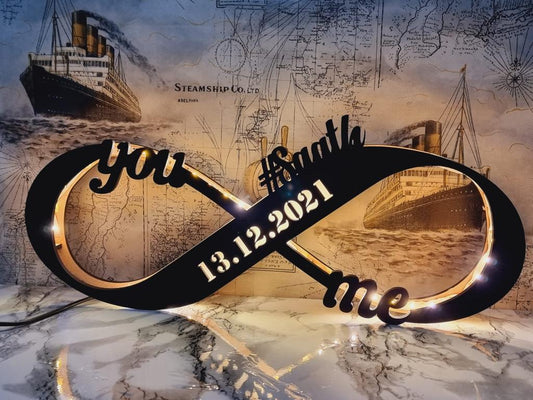 Infinity name lamp
