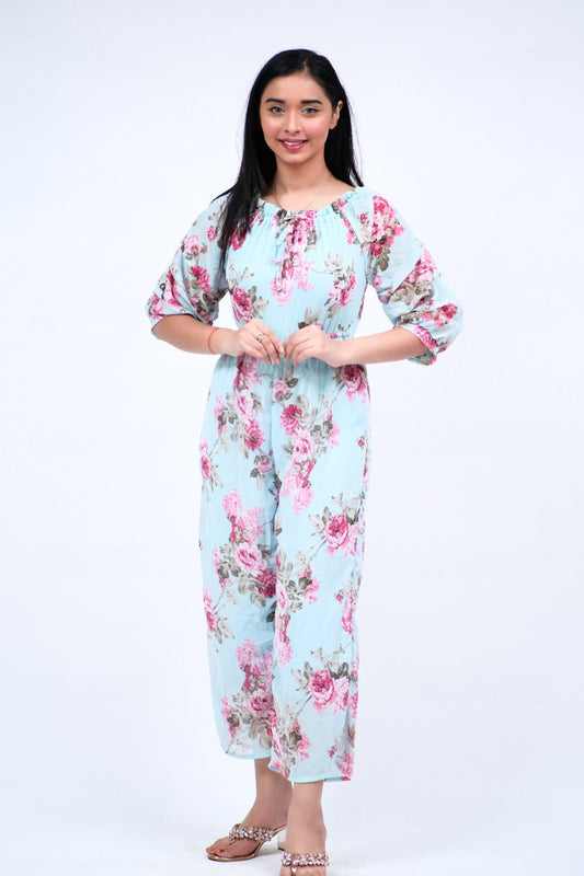 Turvi Blue Jumpsuit