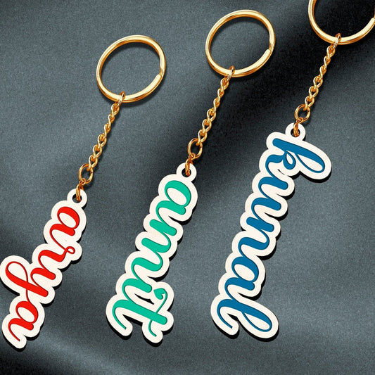 Personalised Name Cursive style KeyChain