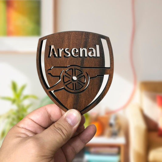 Football Club Wooden Coster