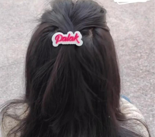 Customised Name Clip