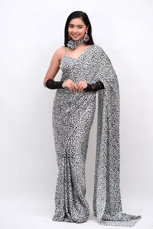 Jaguar Satin saree