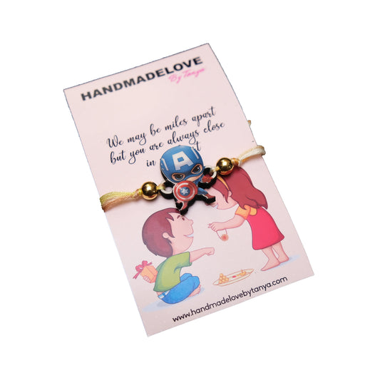 Captain America Whit Shield Rakhi