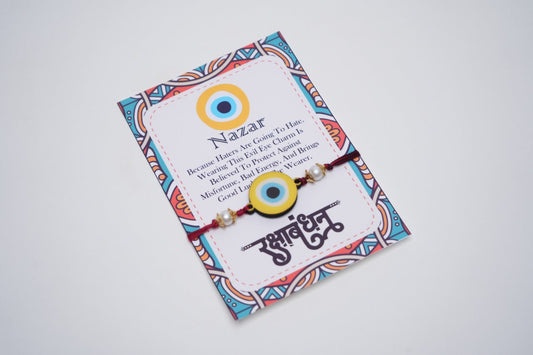 Yellow Nazar Rakhi