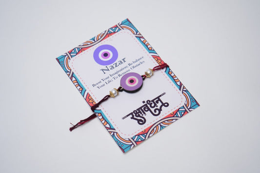Purple Nazar Rakhi