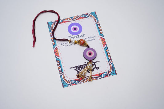 Purple Lumba Nazar Rakhi