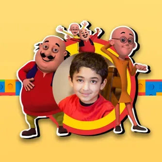 Motu patlu Kids Rakhi Plus Magnet