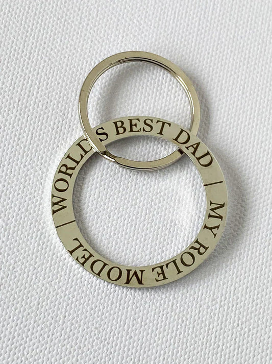 World's Best Dad Keychain