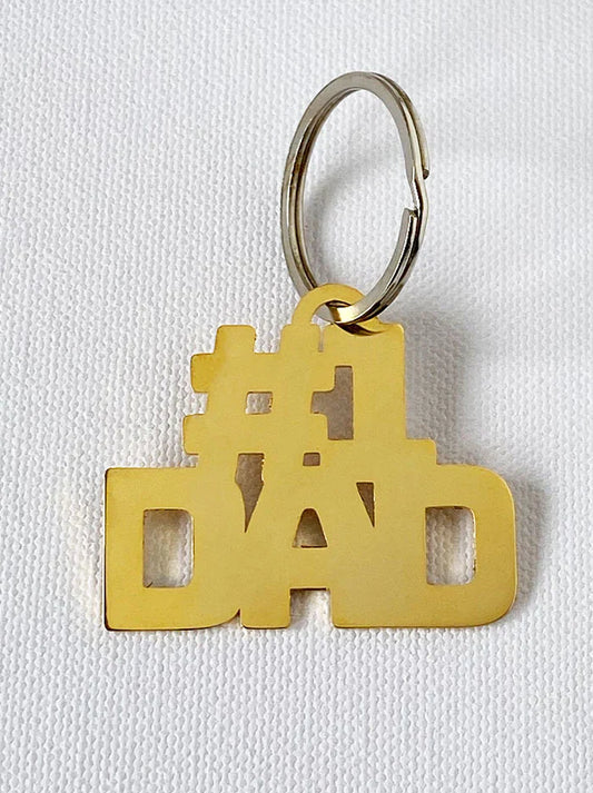 DAD Number 1 Keychain