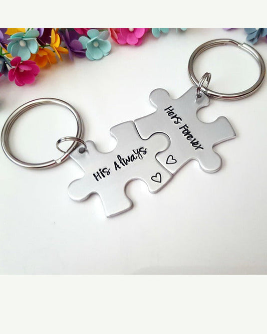 Puzzle Piece Keychain