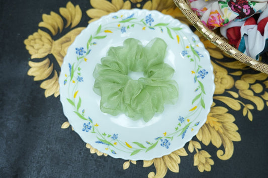 Mason organza scrunchie