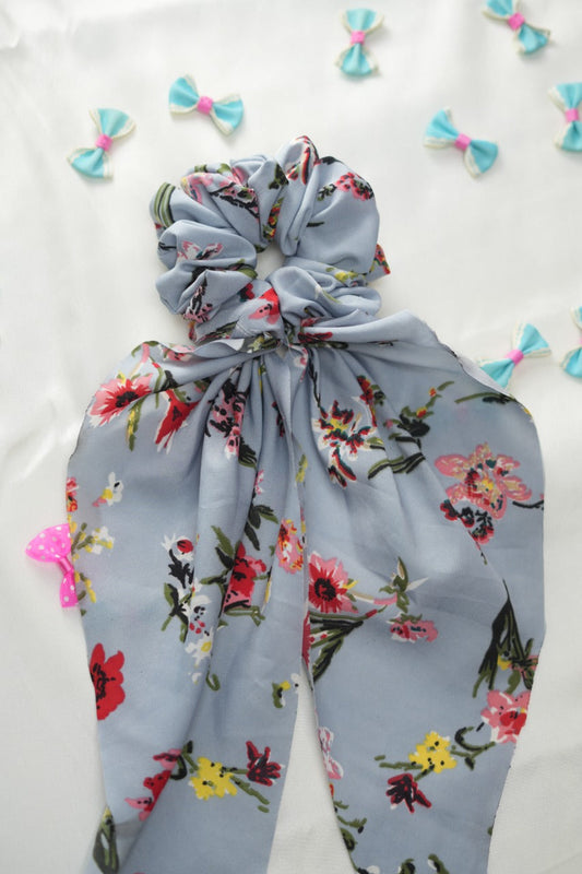 Desert Rose tail scrunchie