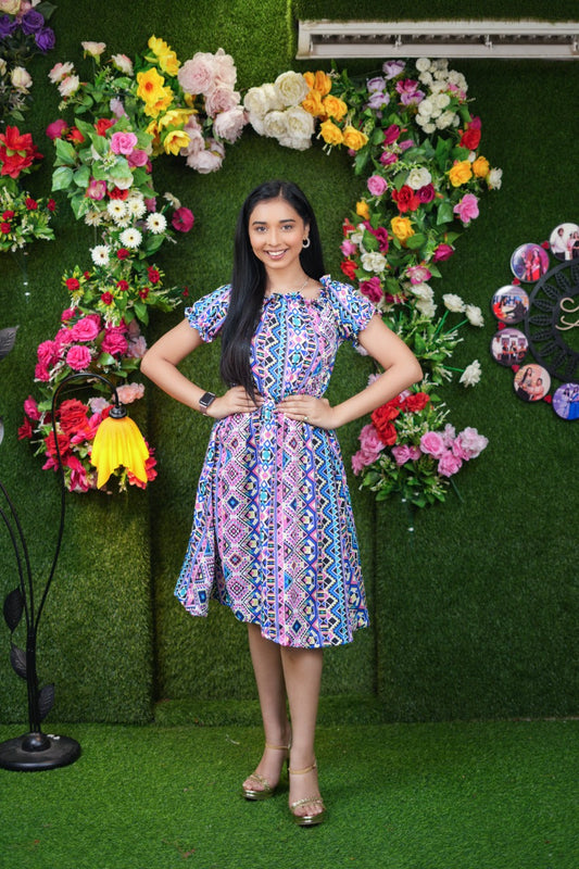 Abstract print Dress