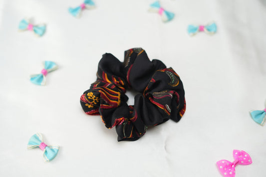Bleeding Heart print scrunchie