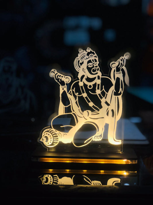 LED ACRYLIC HANUMAN JI GOD FRAMES