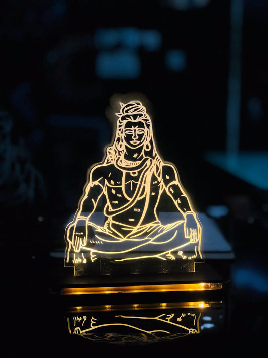 LED ACRYLIC SHIV JI GOD FRAMES