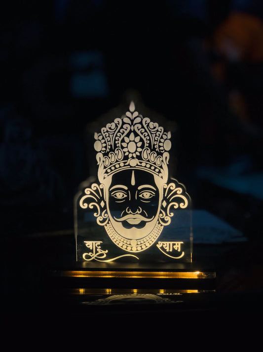 LED ACRYLIC Khatu Shyam JI GOD FRAMES