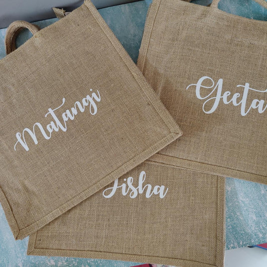 Personalised drawstring bag for birthday returns or any occasion