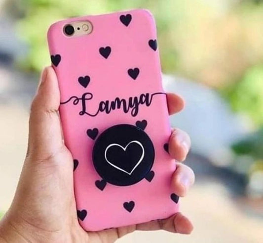 Personalised Phone cover plus Pop Socket 102