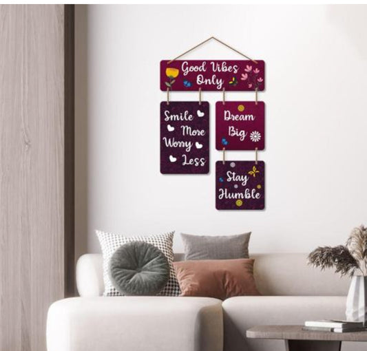 Artvibes Good Vibes Decorative Wall Art