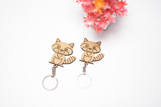 Meow Cat Couple Keychain