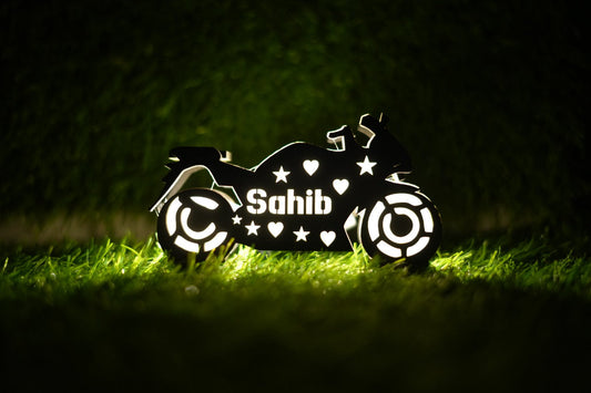 Customised SuperBike Wireless Lamp
