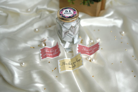 51 Reasons Why I love You Jar