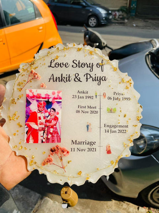 Love Story Resin Frame