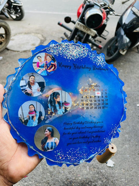 Happy Birthday Resin Frame