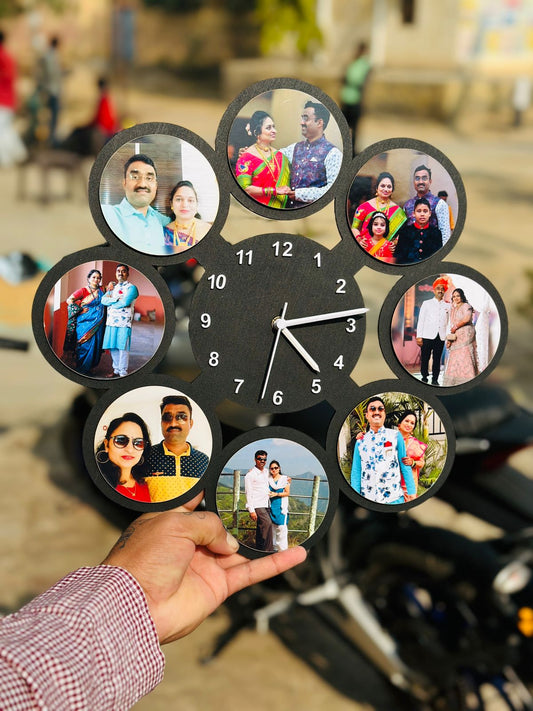 Customise wooden wall clock