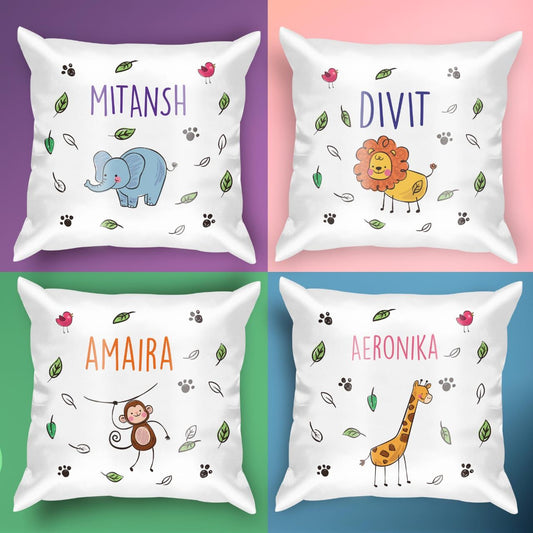 Personalised cartoon cushion