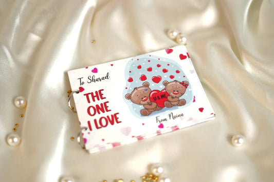 The one I love personalised love book