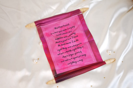 Personalised Motherhood Scroll