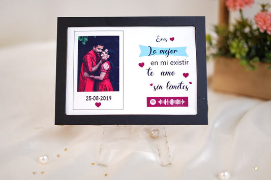 Customised Spotify Love Photo Frame