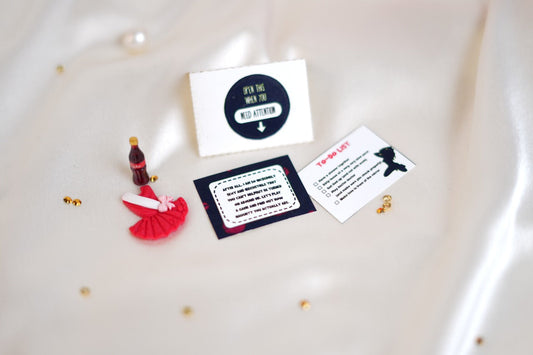 open this when you need attention Mini card