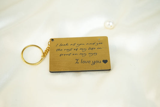 Customised Engraved Keychain 109