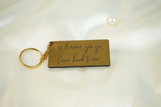 Customised Engraved Keychain 115