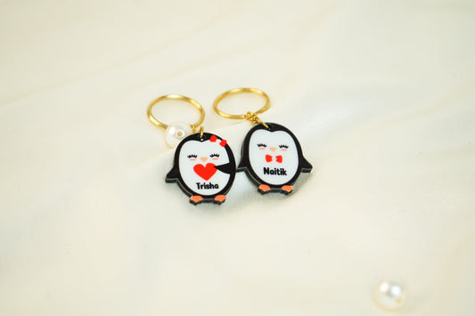 Love Birds Couple Keychain
