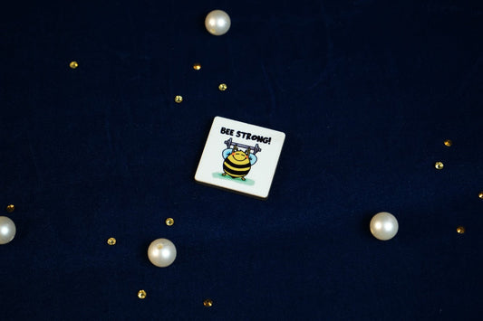 Bee Strong Fridge Magnet