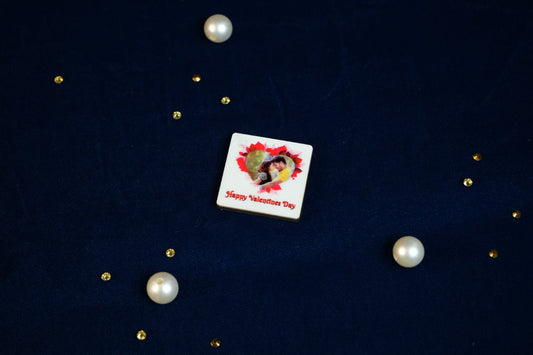 Happy Valentines Day Photo Fridge Magnet