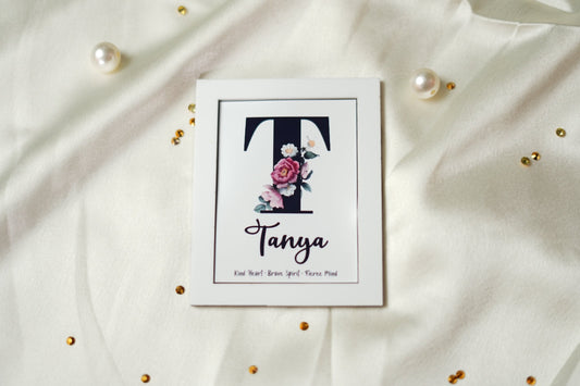 Classic Name acrylic Frame