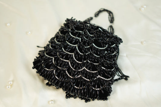 Black Tassels Purse