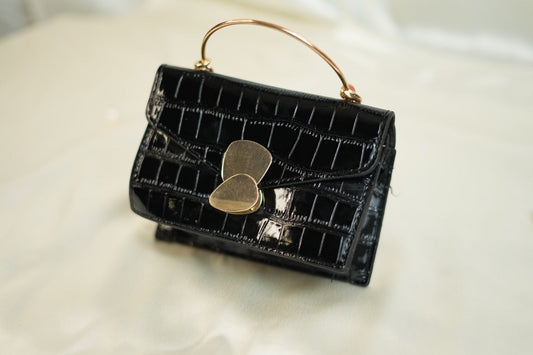 Black Leather Purse