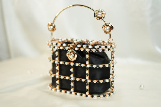 Black Pearl Potli Cum Clutch